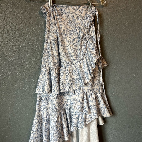 Floral Ruffle Skirt - Picture 1 of 4